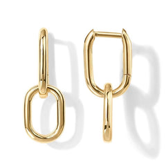 14k Convertible Link Earrings for Women and Girls