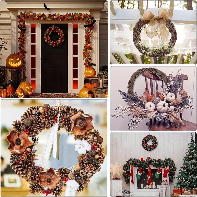 16 Inch Grapevine Wreath Natural Vine Wreath DIY Hoop Frame Base