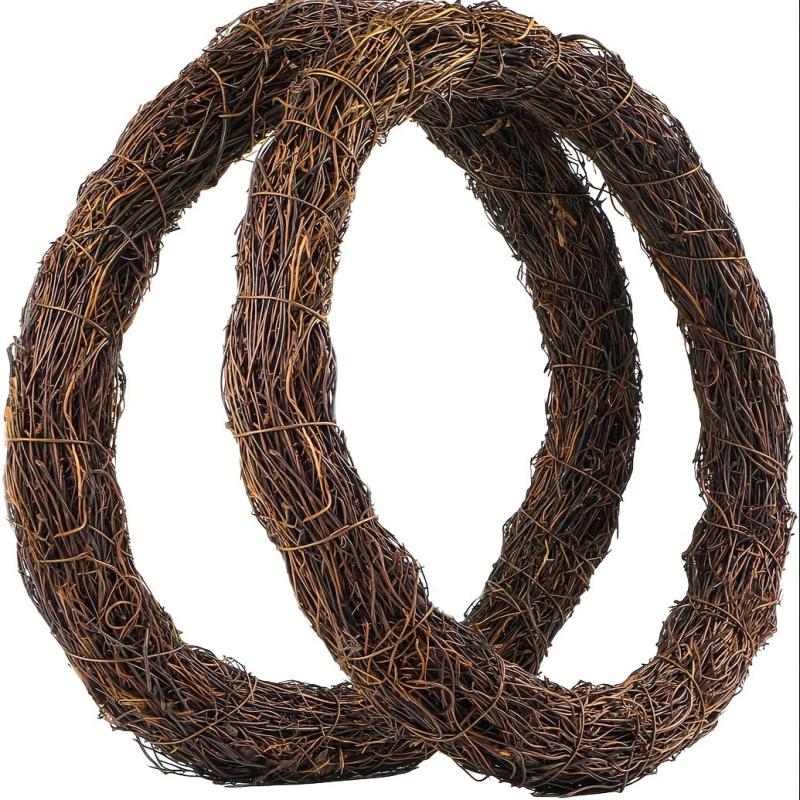 16 Inch Grapevine Wreath Natural Vine Wreath DIY Hoop Frame Base