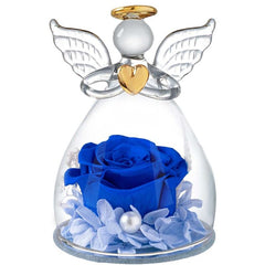 Angel Glass Preserved Rose Birthday Gift for Woman