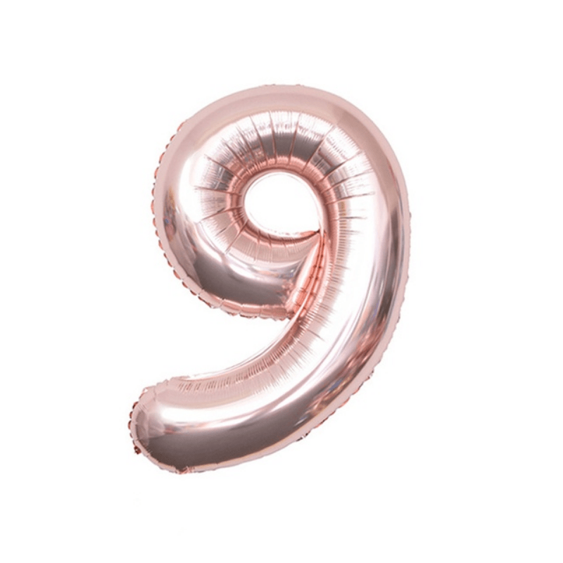 32 Inch Rose Gold Number Balloon 0-9 Birthday Anniversary Party Decoration