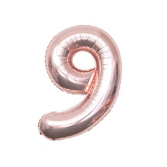 32 Inch Rose Gold Number Balloon 0-9 Birthday Anniversary Party Decoration