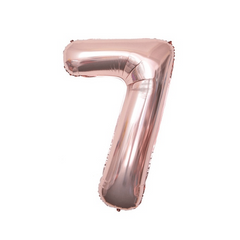 32 Inch Rose Gold Number Balloon 0-9 Birthday Anniversary Party Decoration