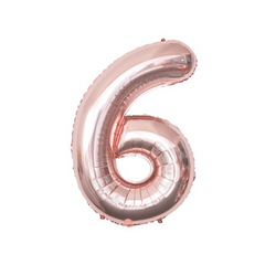 32 Inch Rose Gold Number Balloon 0-9 Birthday Anniversary Party Decoration
