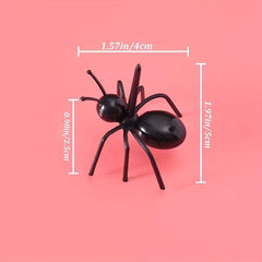 6pcs Ant Dessert Fork Fruit Toothpick Bento Box Halloween Decorations