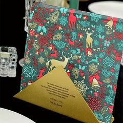 20pcs Merry Christmas Printed Paper Napkins 33.02x33.02cm Party Supplies