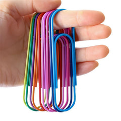 5/12pcs Multicolor Jumbo Paper Clips 100mm Large Paperclips