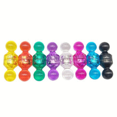 10pcs Mixed Strong Magnetic Transparent Mini Small Thumbtack 11 17mm
