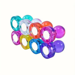 10pcs Mixed Strong Magnetic Transparent Mini Small Thumbtack 11 17mm