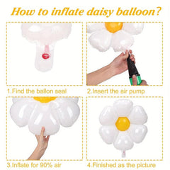 189pcs Daisy Balloon Garland Arch Set Pastel Party Decoration