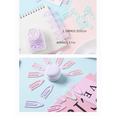 Pastel Paper Clips - Home Office Wedding Supplies