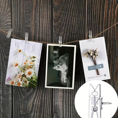 30pcs Push Pin Clips for Bulletin Boards Photos Notes Crafts