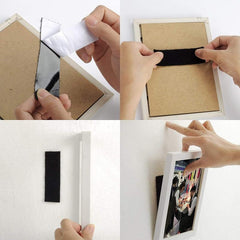10pcs Reclosable Hook Loop Strips Tape Waterproof Indoor Outdoor Use