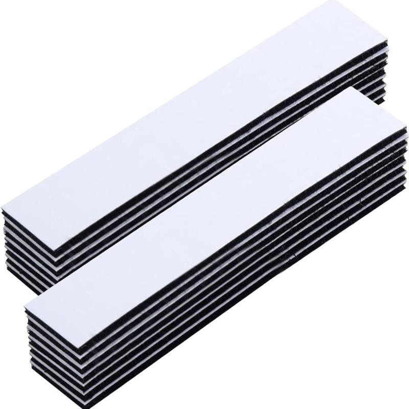 10pcs Reclosable Hook Loop Strips Tape Waterproof Indoor Outdoor Use
