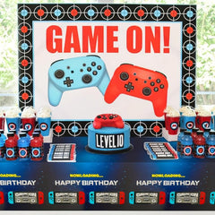 Disposable Plastic Tablecloth Game On Birthday Party Decor