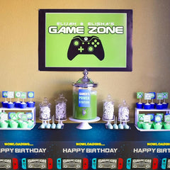 Disposable Plastic Tablecloth Game On Birthday Party Decor