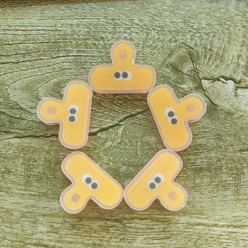 5pcs Long Tail Clips Acrylic Binder Clip Photo Holder Tickets Organizer