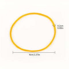 High Elastic Yellow Rubber Band 100g