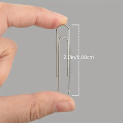 Binder Paper Clips 230pcs Binders Silvery Paper Clips Set For Office