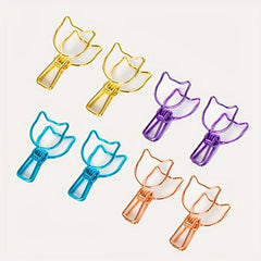 20pcs Creative 1 2mm Small Fish Tail Clip Colorful Styling Spot