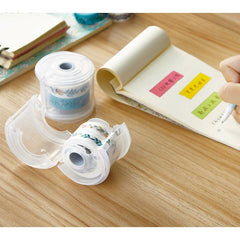 Office Round Portable Small Paper Tape Cutter Set