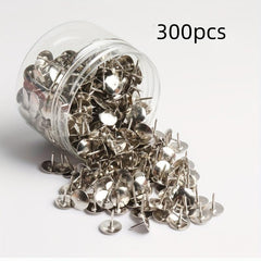 300pcs Boxed Metal Thumbtacks for Strong Fixation