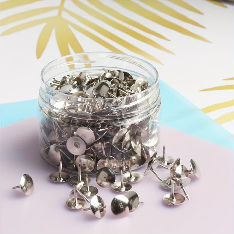 300pcs Boxed Metal Thumbtacks for Strong Fixation