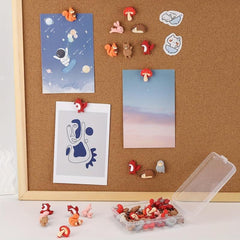 30 Pcs Animal Push Pins for Photos Wall Cork Boards - Home Office Decoration