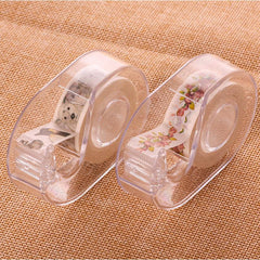 2pcs Portable Hand Tent Tape Cutter Adhesive Tape Cutting Seat