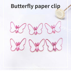 15pcs Mix Metal Butterfly Bookmarks Paper Clips for Office School Stationery