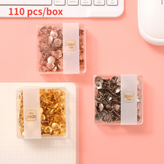 Rose Golden Metal Pushpin Office School Supplies