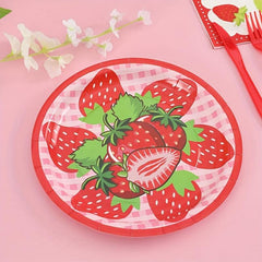 Strawberry Theme Birthday Party Decoration Set