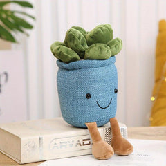 Smiling Face Succulent Plant Dolls Home Office Ornaments