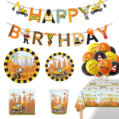 Car Theme Party Decorations Set - Birthday and Holiday Celebration Supplies