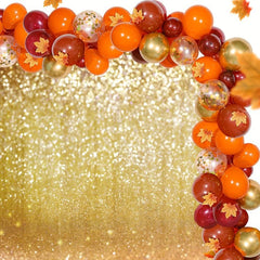 Golden Particles Dreamy Fantasy Party Photography Backdrop 7x5ft