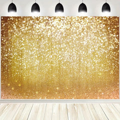 Golden Particles Dreamy Fantasy Party Photography Backdrop 7x5ft