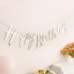 HAPPY BIRTHDAY Hanging Flag Party Supplies