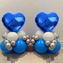 25 Heart Balloons + 45 Foil Balloons - Wedding Engagement Birthday Party Decor