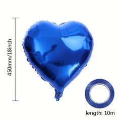 25 Heart Balloons + 45 Foil Balloons - Wedding Engagement Birthday Party Decor