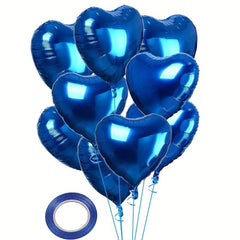 25 Heart Balloons + 45 Foil Balloons - Wedding Engagement Birthday Party Decor