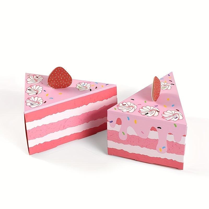 Birthday Candy Box Hand Triangle Cake Shape Party Supplies