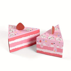 Birthday Candy Box Hand Triangle Cake Shape Party Supplies