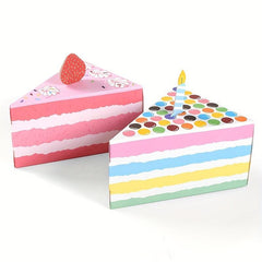 Birthday Candy Box Hand Triangle Cake Shape Party Supplies