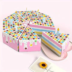 Birthday Candy Box Hand Triangle Cake Shape Party Supplies