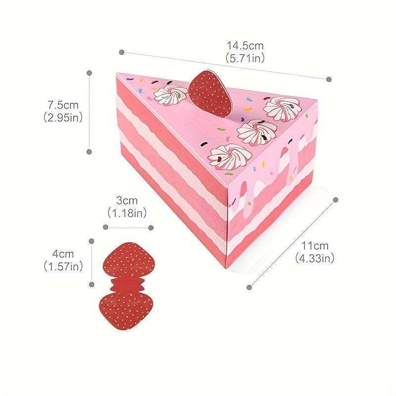 Birthday Candy Box Hand Triangle Cake Shape Party Supplies