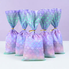 Mermaid Tablecloth - Disposable Mermaid Table Cover for Girls Birthday Party