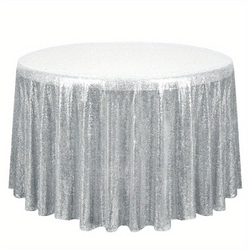 Sequin Tablecloth Wedding Party Round Table Decoration