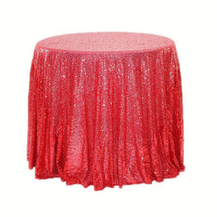Sequin Tablecloth Wedding Party Round Table Decoration