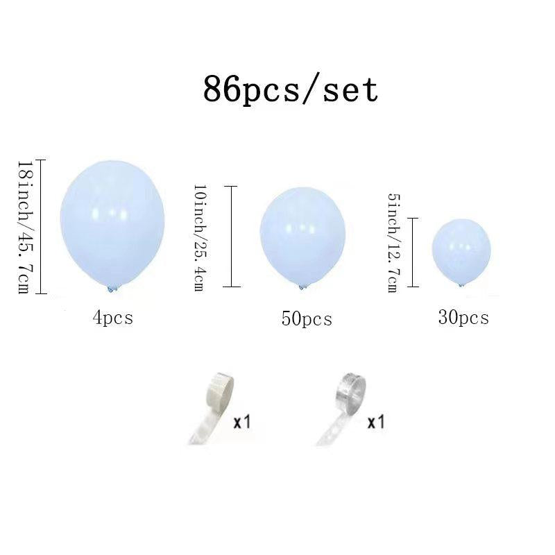 86pcs Macaron Balloon Set for Birthday Party Wedding Decor