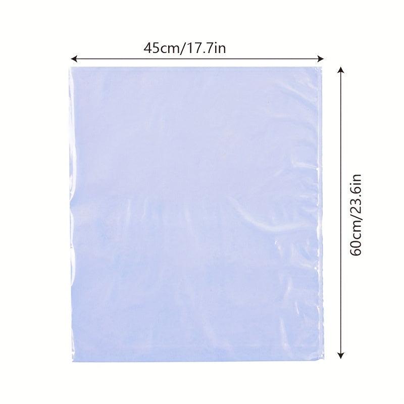 10pcs Extra Large Shrink Wrap Basket Bags Clear Cellophane for Easter